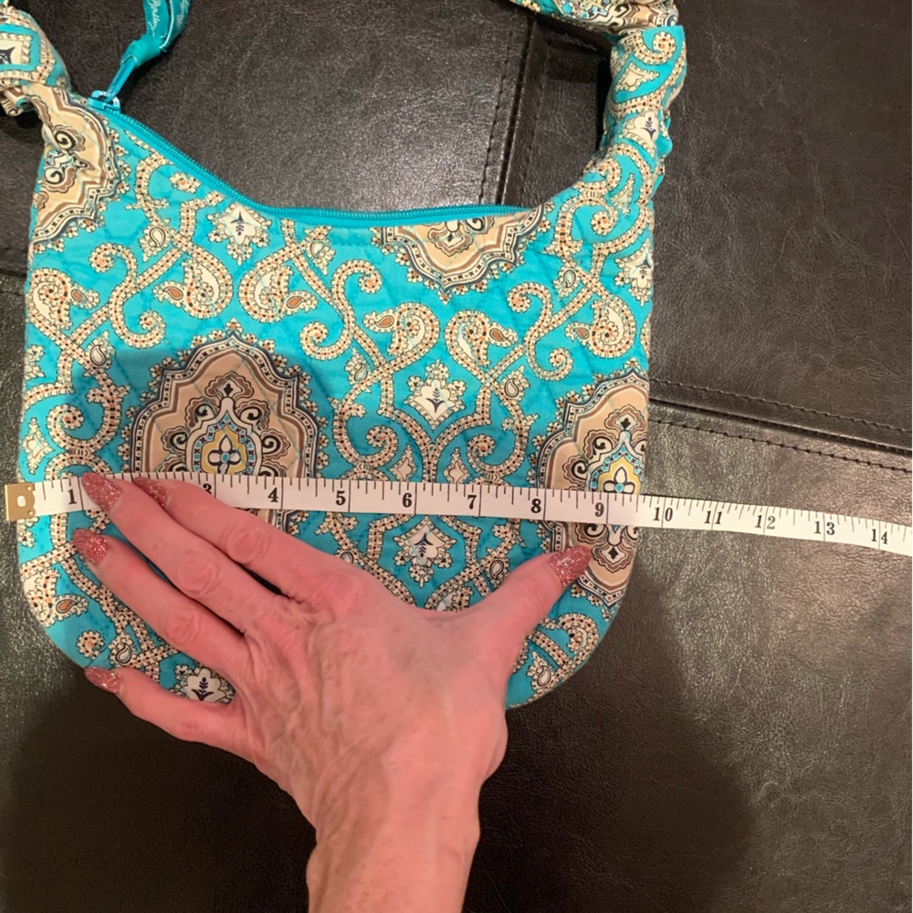 🩷VERA BRADLEY🩷MAGGIE TOTALLY TURQUOISE VINTAGE SHOULDER BAG🩷 - Picture 5 of 6